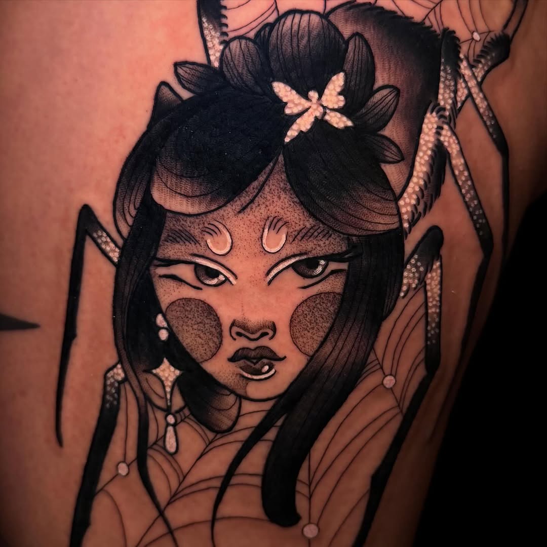 Tattoo by @reaganmauldintattoos — japanese_irezumi, black_and_grey