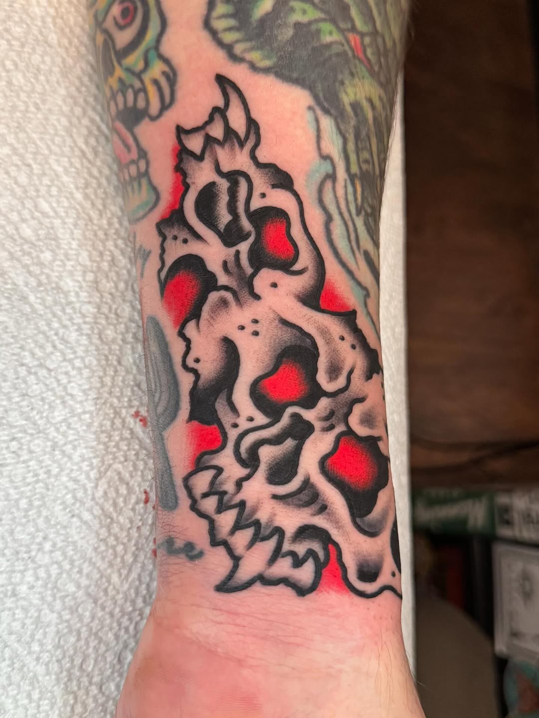 Tattoo by @james_tattooer — american_traditional, illustrative