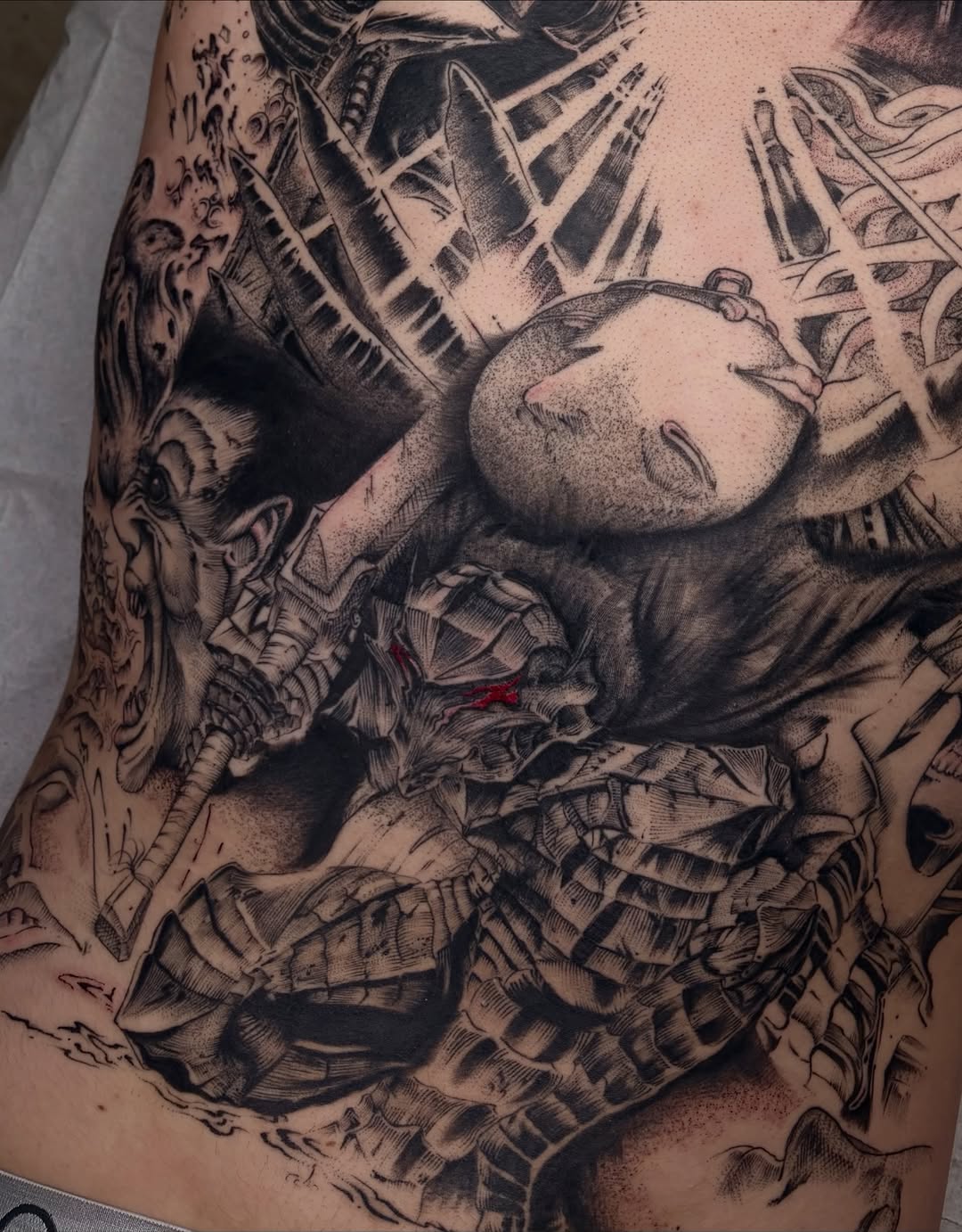 Tattoo by @neildoestattoos — realism, black_and_grey