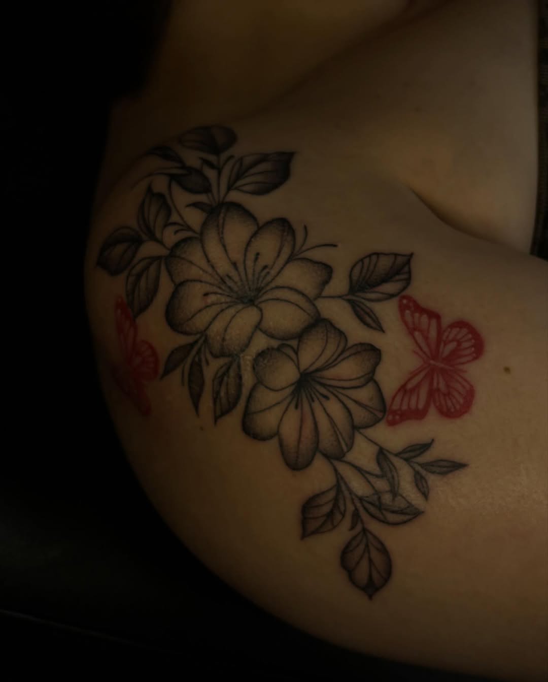 Tattoo by @ann.inkz — fine_line, black_and_grey