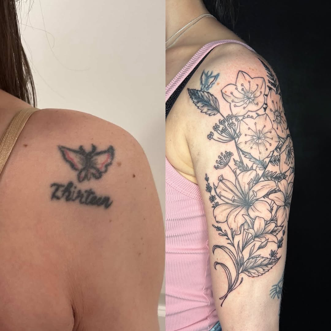 Tattoo by @rosemarie_tattoo β black_and_grey