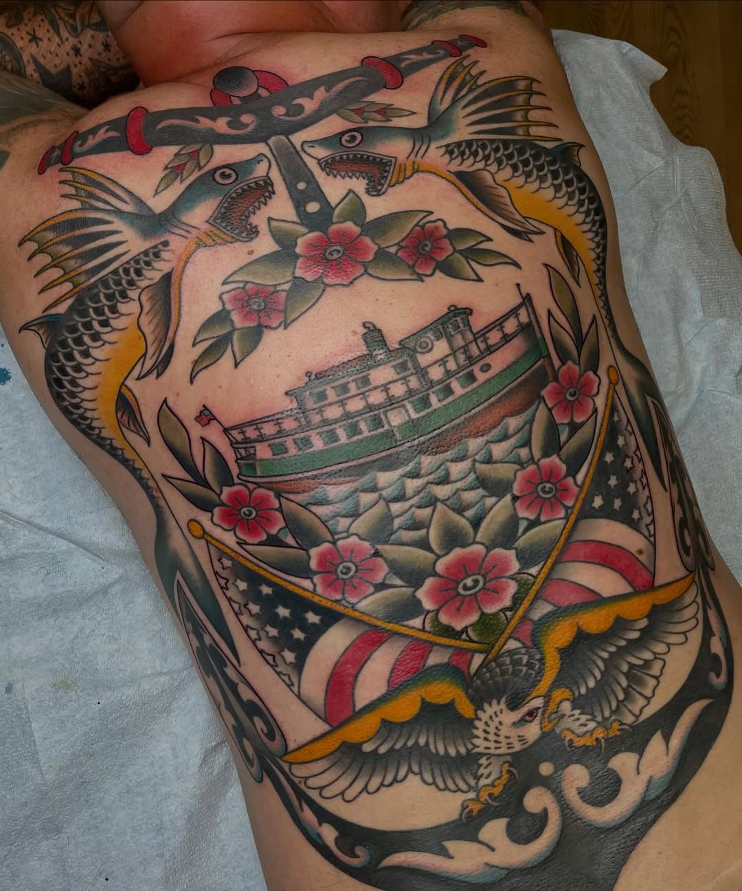 Tattoo by @krystendae โ american_traditional