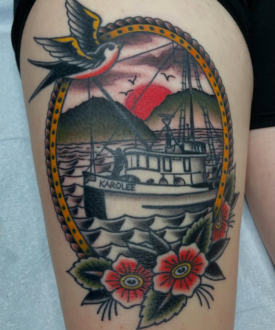 Tattoo by @krystendae โ american_traditional