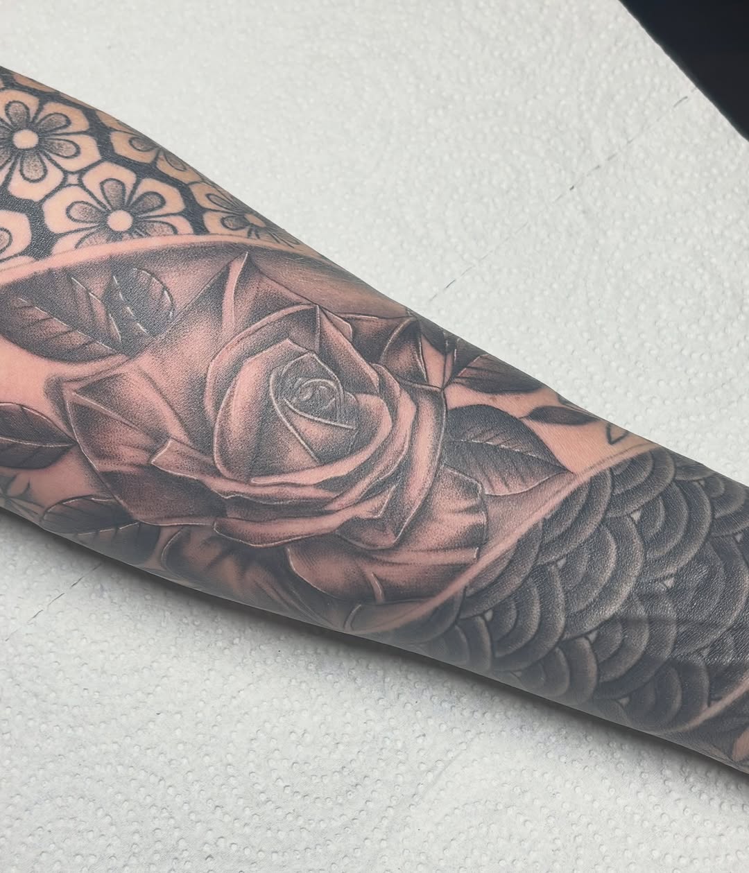 Tattoo by @brixtatts β black_and_grey, realism