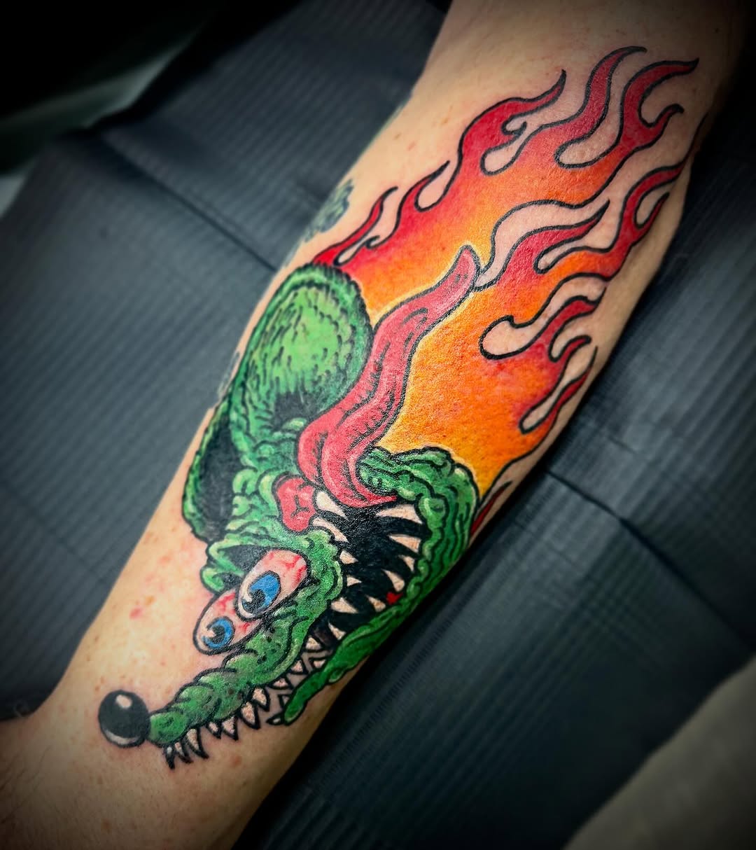 Tattoo by @alecbauertattoo — american_traditional, new_school