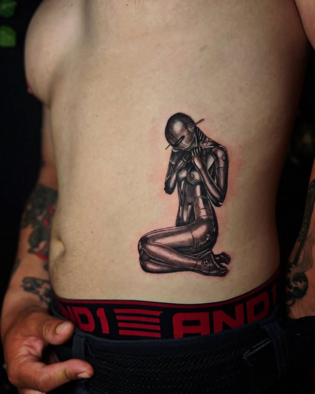 Tattoo by @needlenikki — realism, black_and_grey
