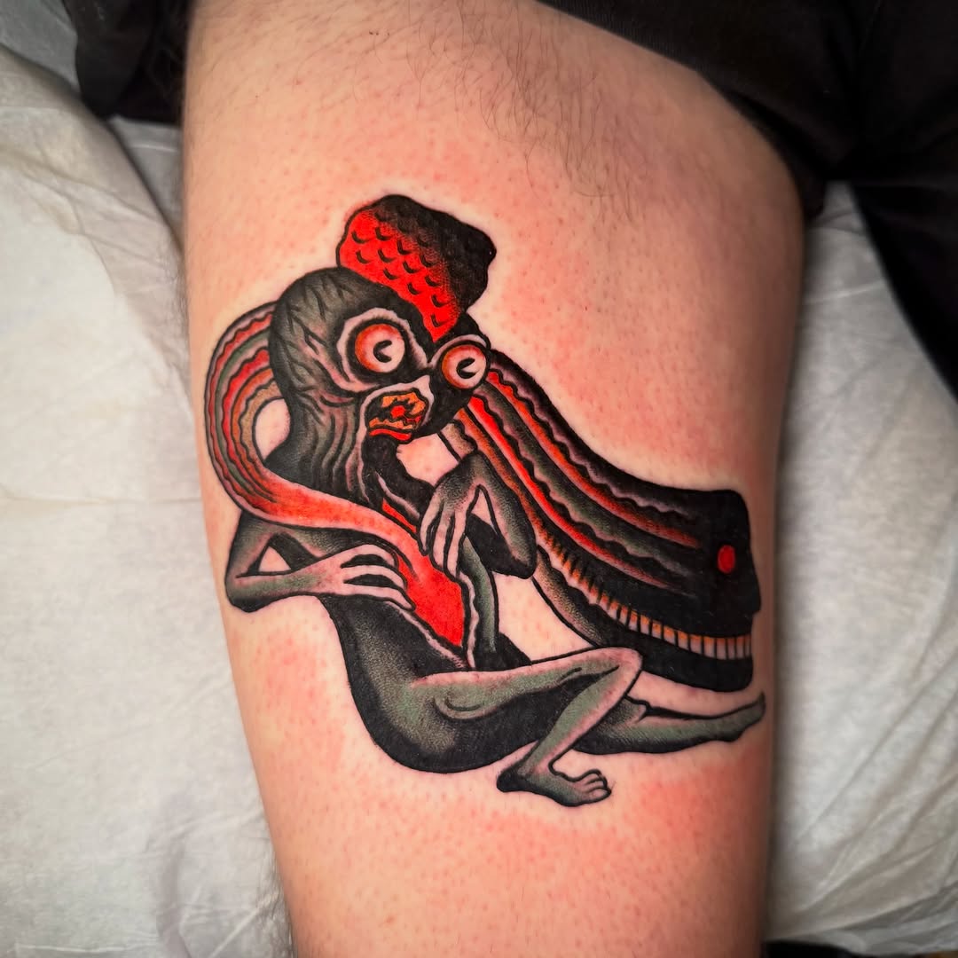 Tattoo by @pavelbrodsky — illustrative, american_traditional