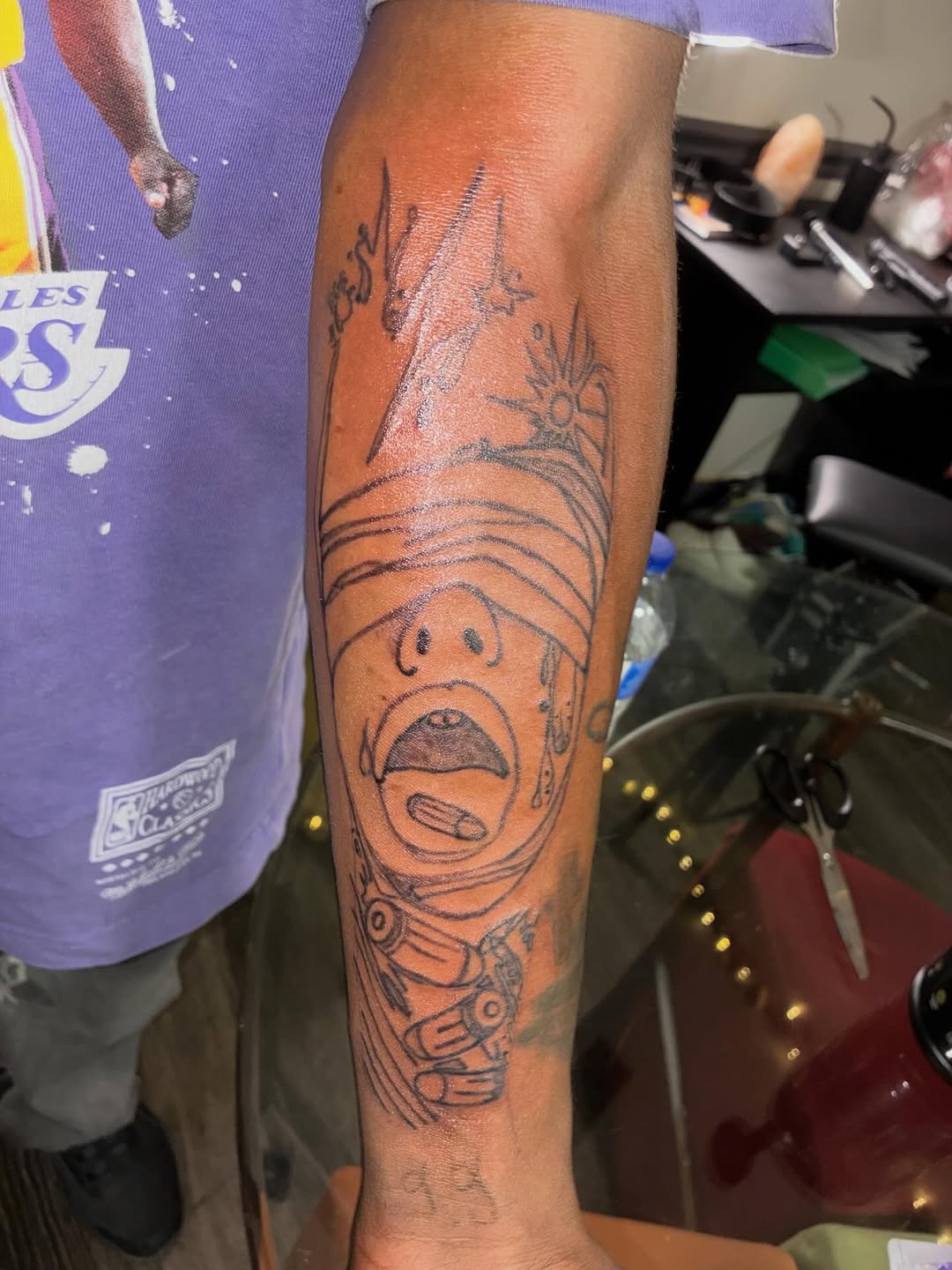 Tattoo by @702tattoo — illustrative, sketch