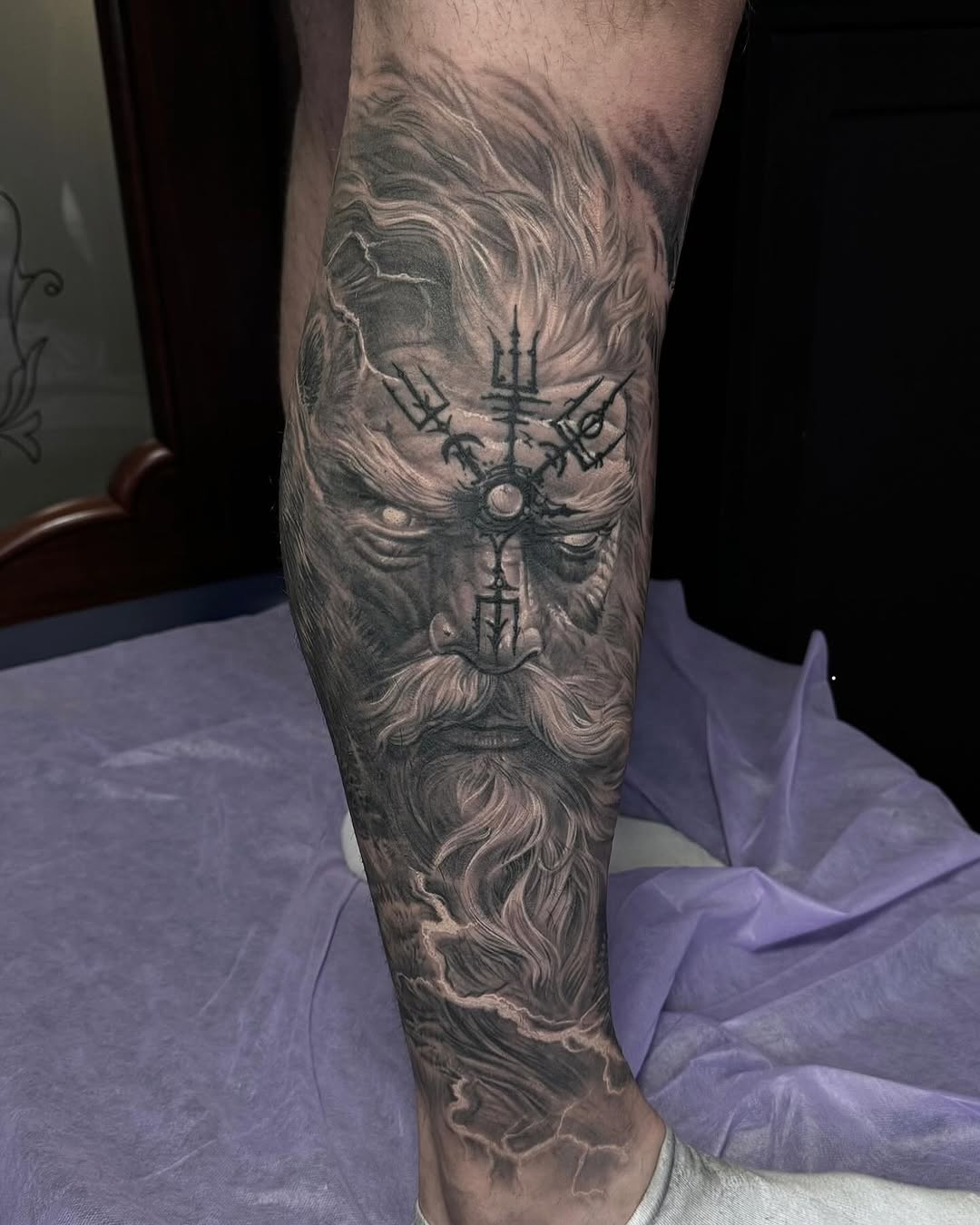 Tattoo by @sashaenaken — realism, black_and_grey