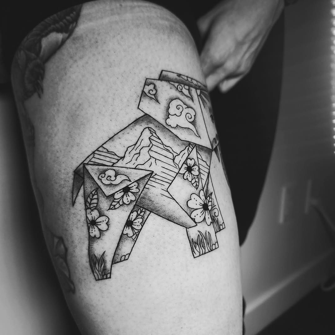 Tattoo by @lifeisajjtattoo_ — fine_line, dotwork