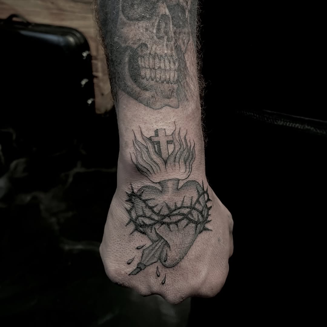 Tattoo by @matt.montoya555 — black_and_grey, fine_line
