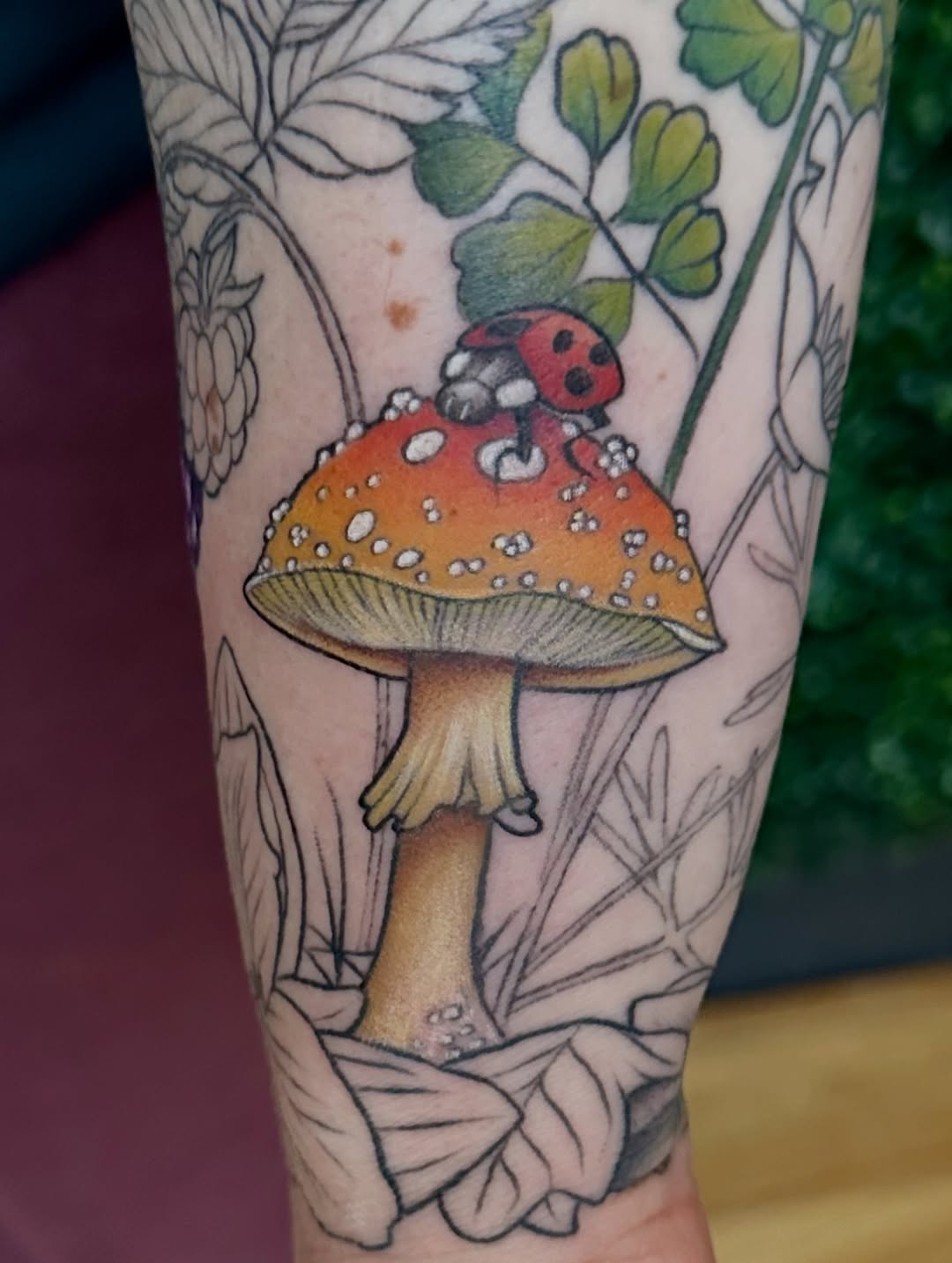Tattoo by @therubygore โ illustrative, dotwork