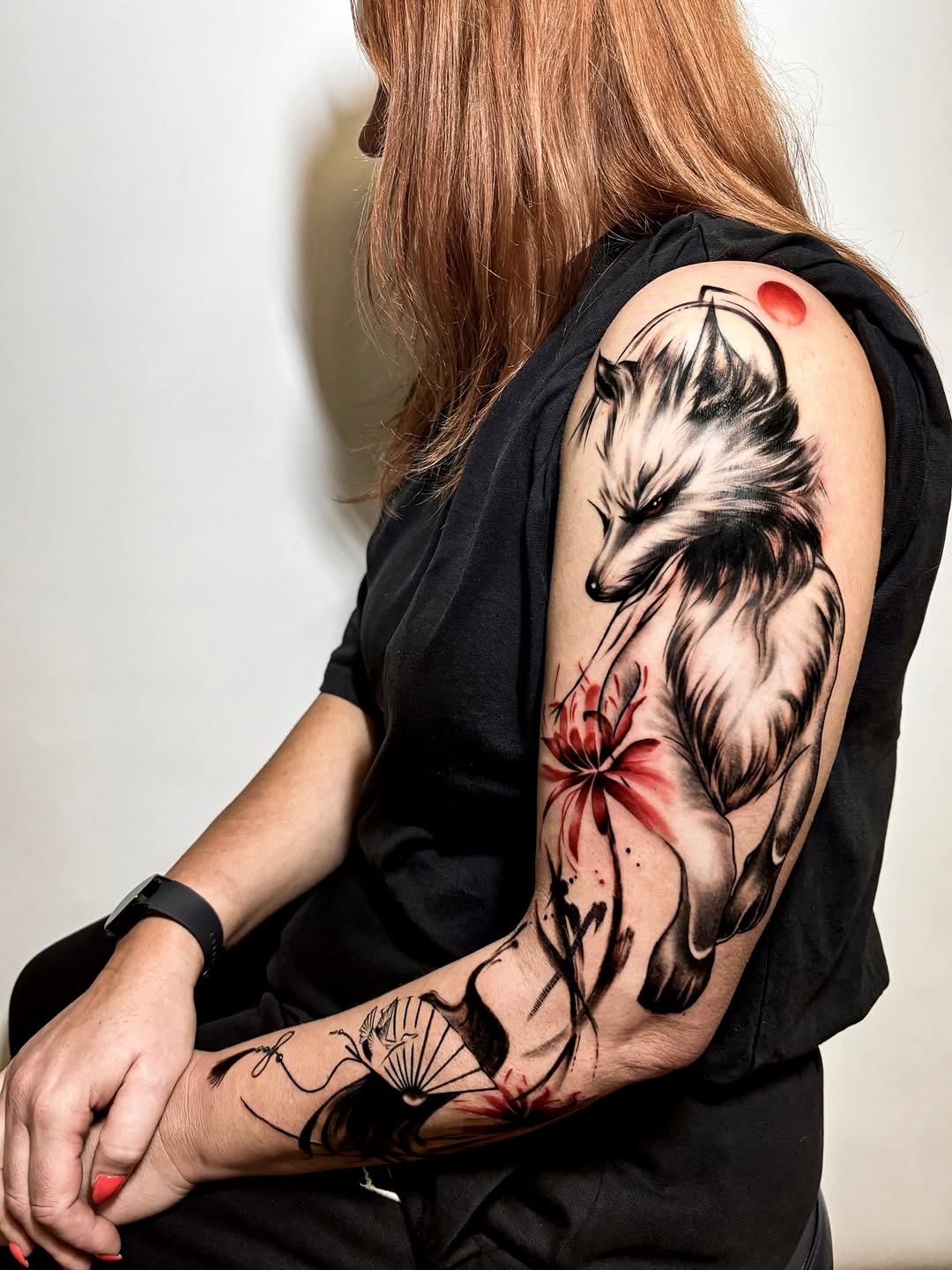Tattoo by @seoulful_inc — black_and_grey, watercolor