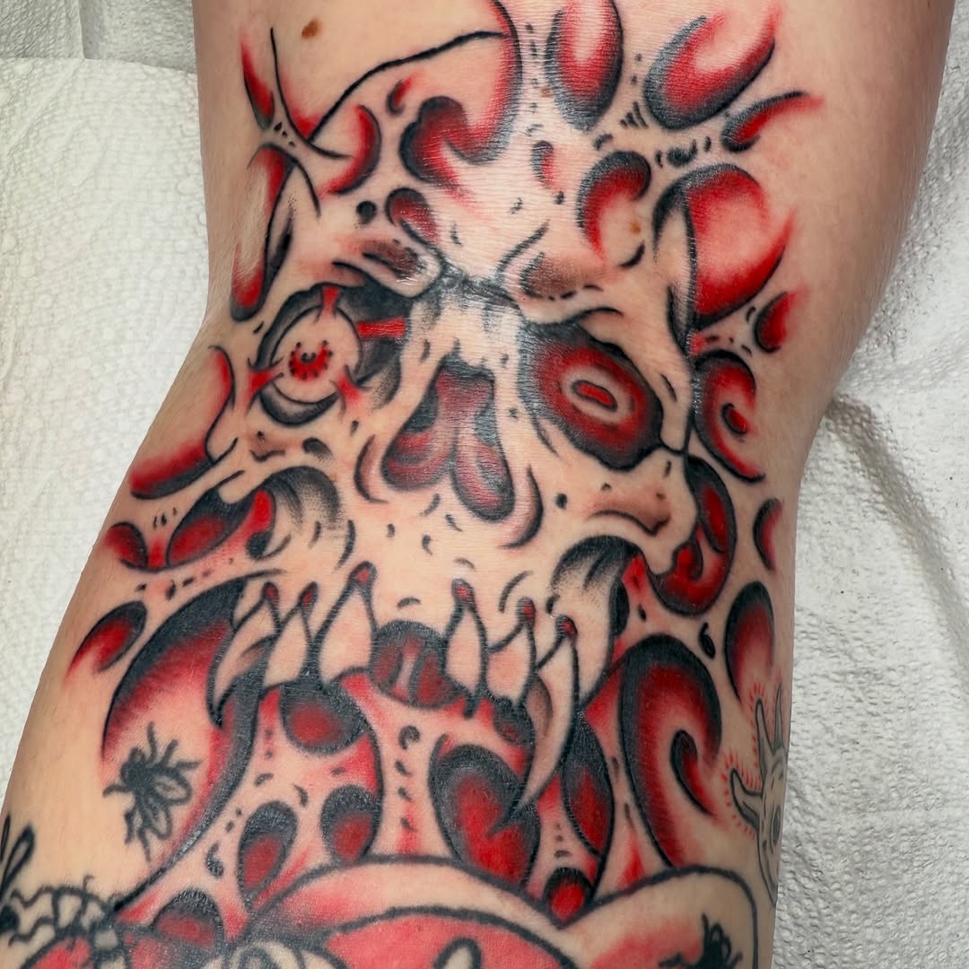 Tattoo by @kayzzentat2 — trash_polka, illustrative