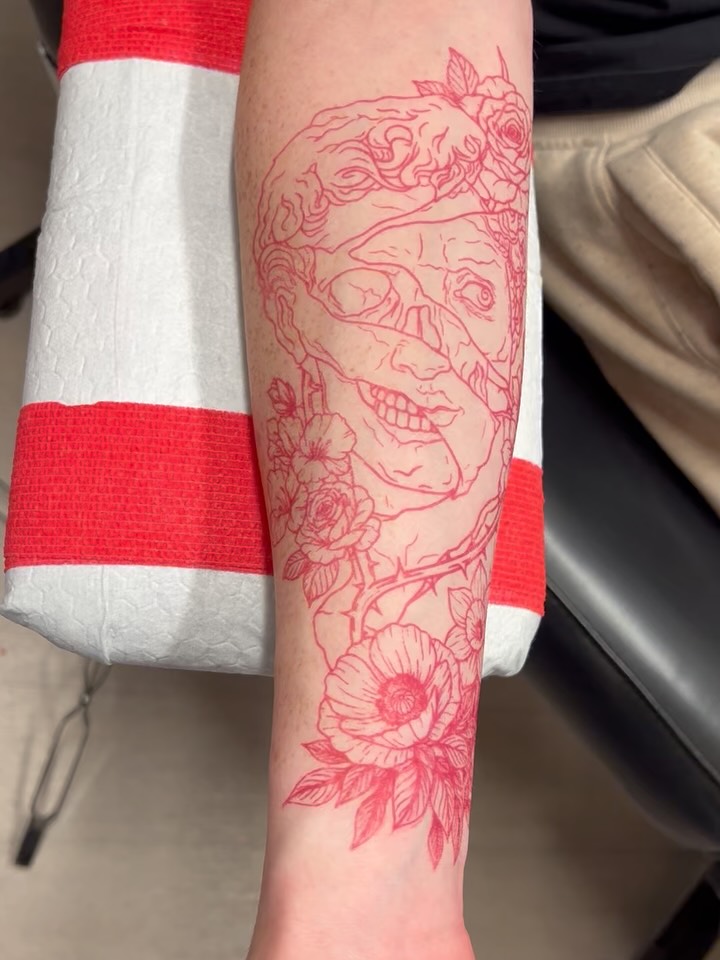 Tattoo by @stephaniepeanut123 — dark_realism