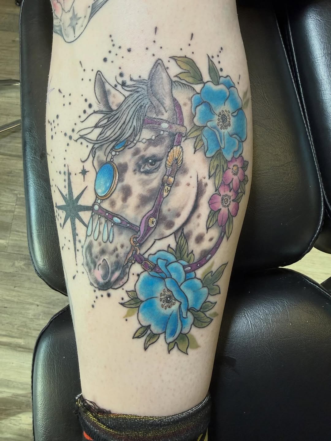 Tattoo by @aj.tattoos.piercings — neo_traditional, realism