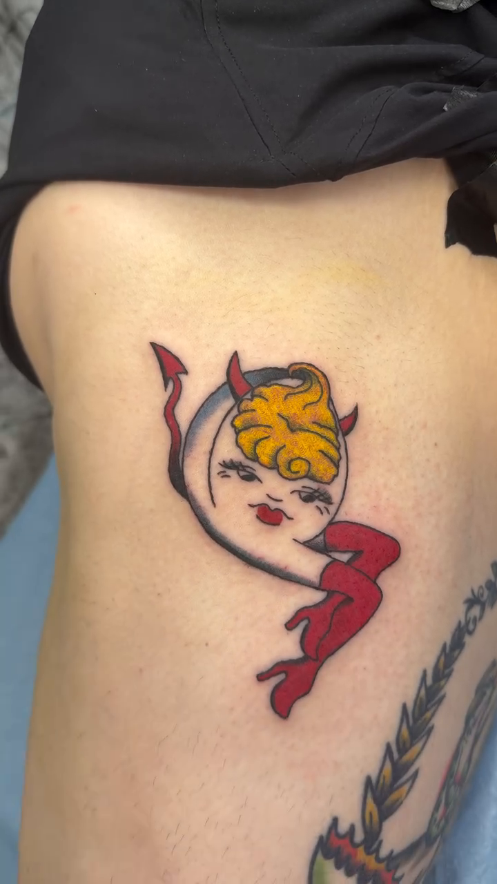 Tattoo by @luckywitchtattoo — american_traditional