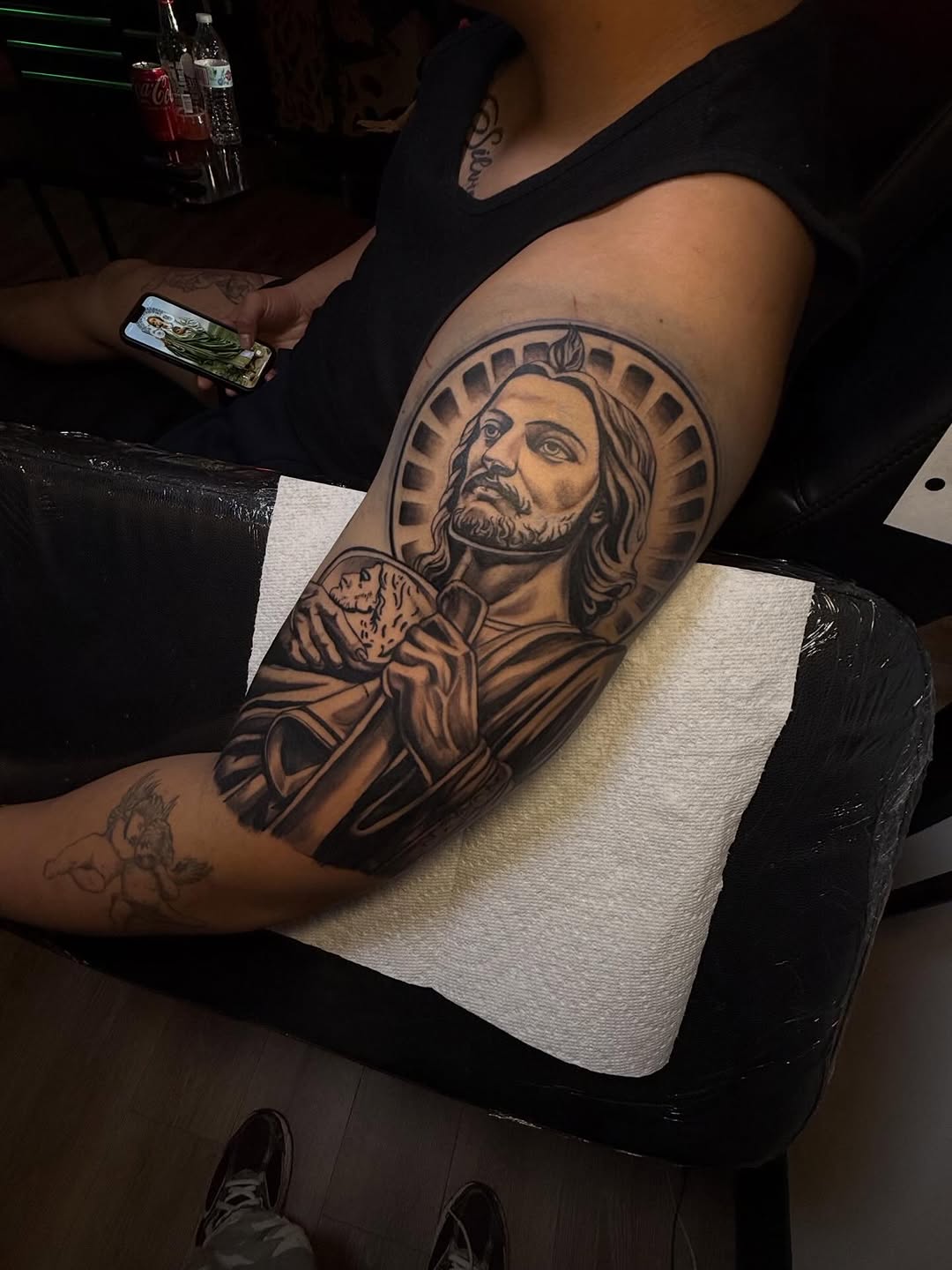 Tattoo by @bellyink_ — realism, black_and_grey