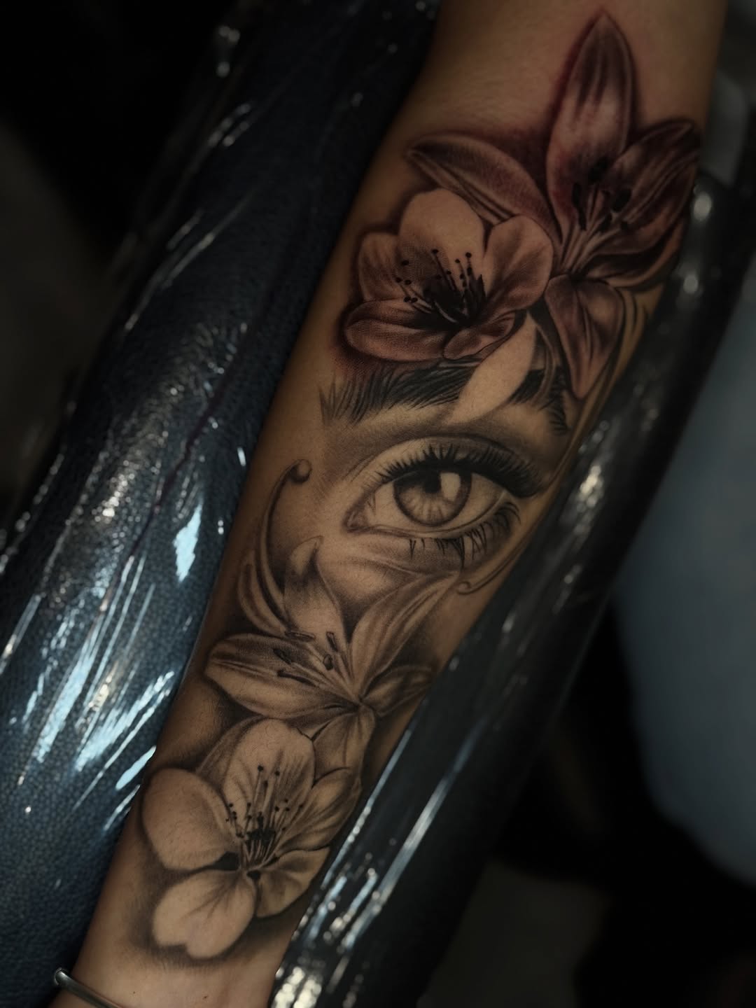 Tattoo by @cofaxtattoos — realism, black_and_grey
