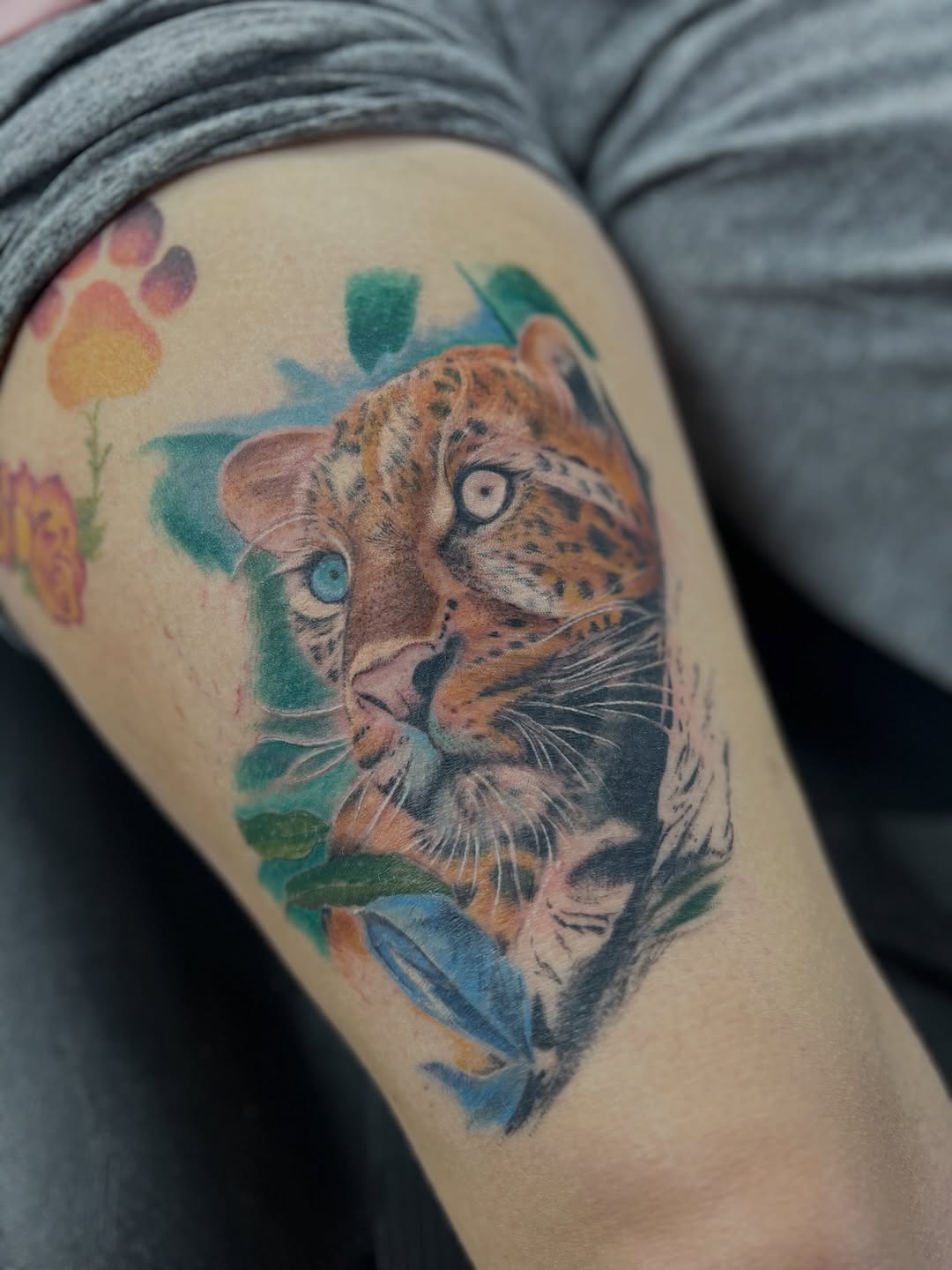 Tattoo by @ambergram_chicago — realism, watercolor