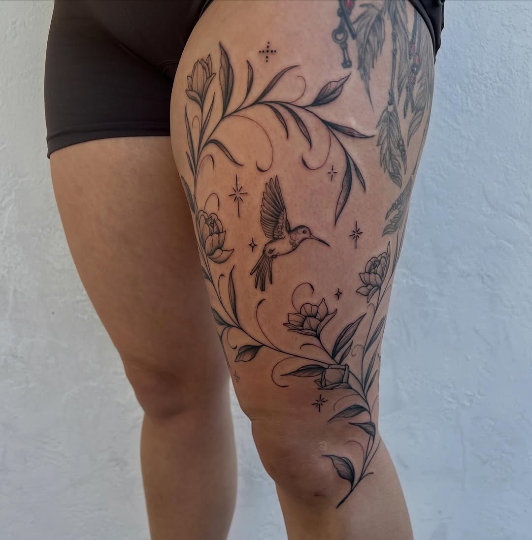 Tattoo by @molliecooltattoos — fine_line, illustrative