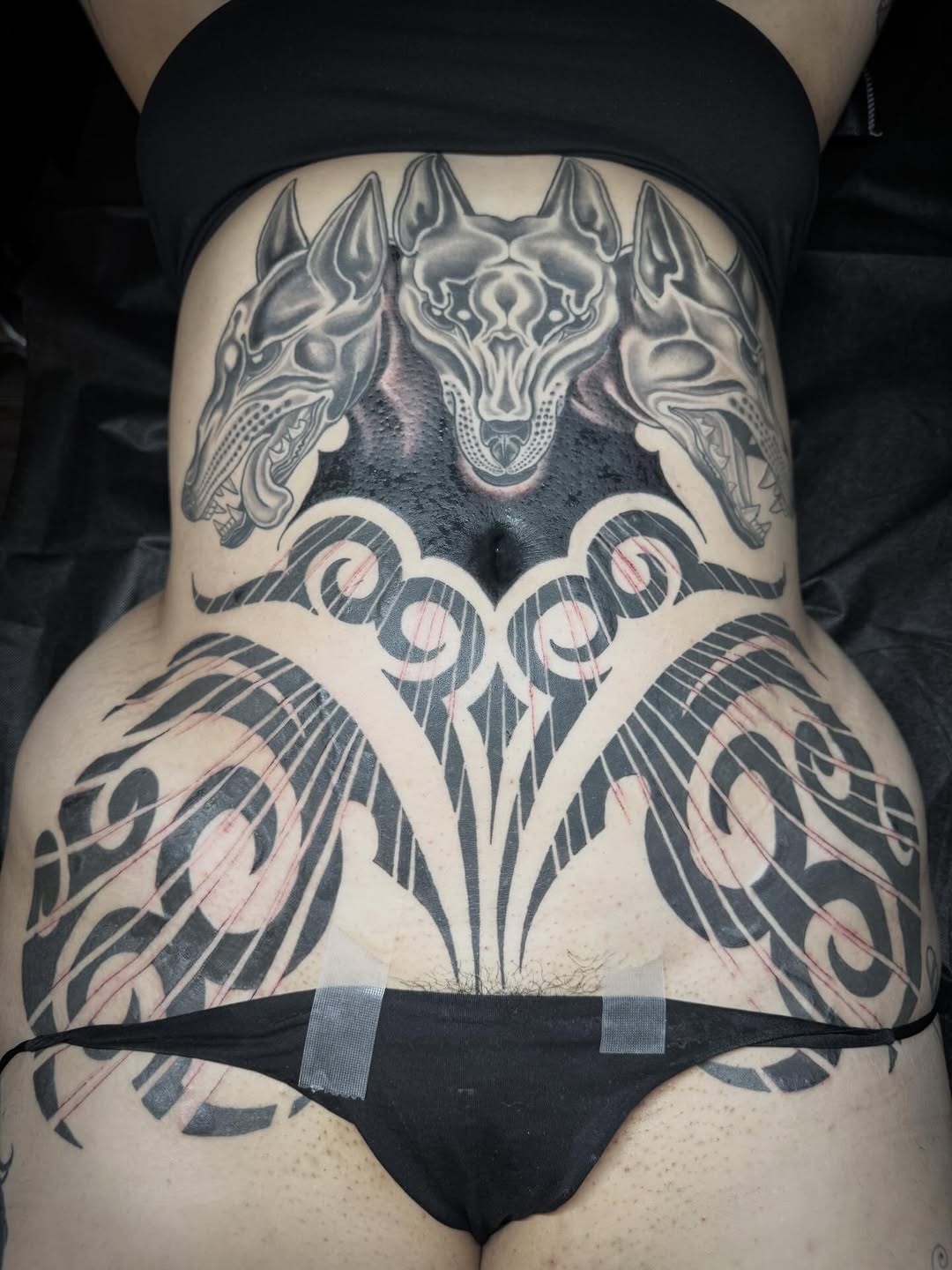 Tattoo by @ladywilson.tattoo โ blackwork, black_and_grey