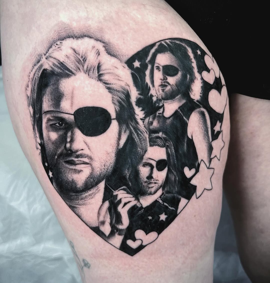 Tattoo by @annawolfftattoos — realism, black_and_grey