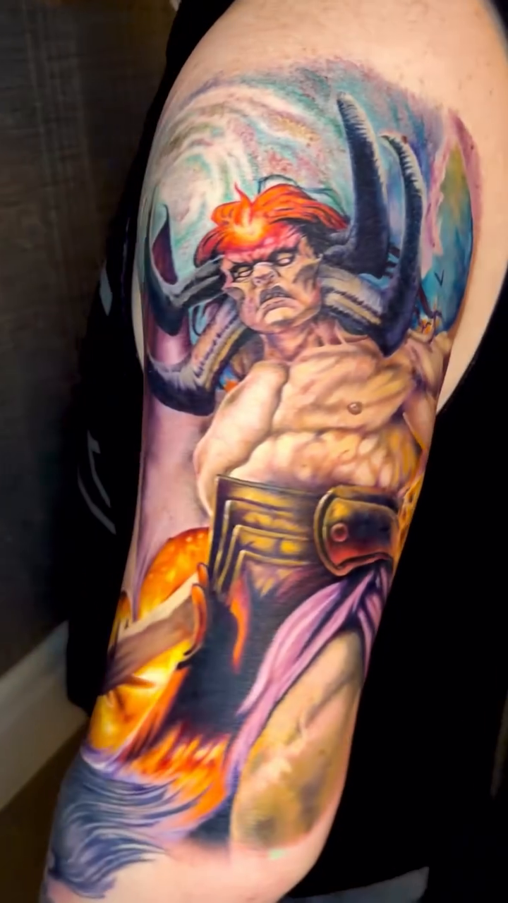 Tattoo by @memento_detroit — illustrative, realism