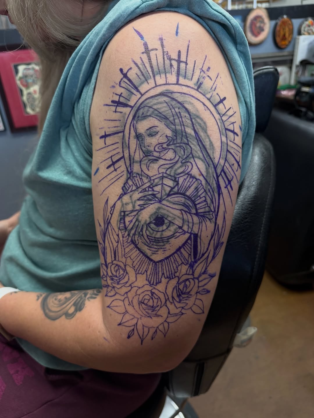 Tattoo by @ccharlandink — illustrative, black_and_grey