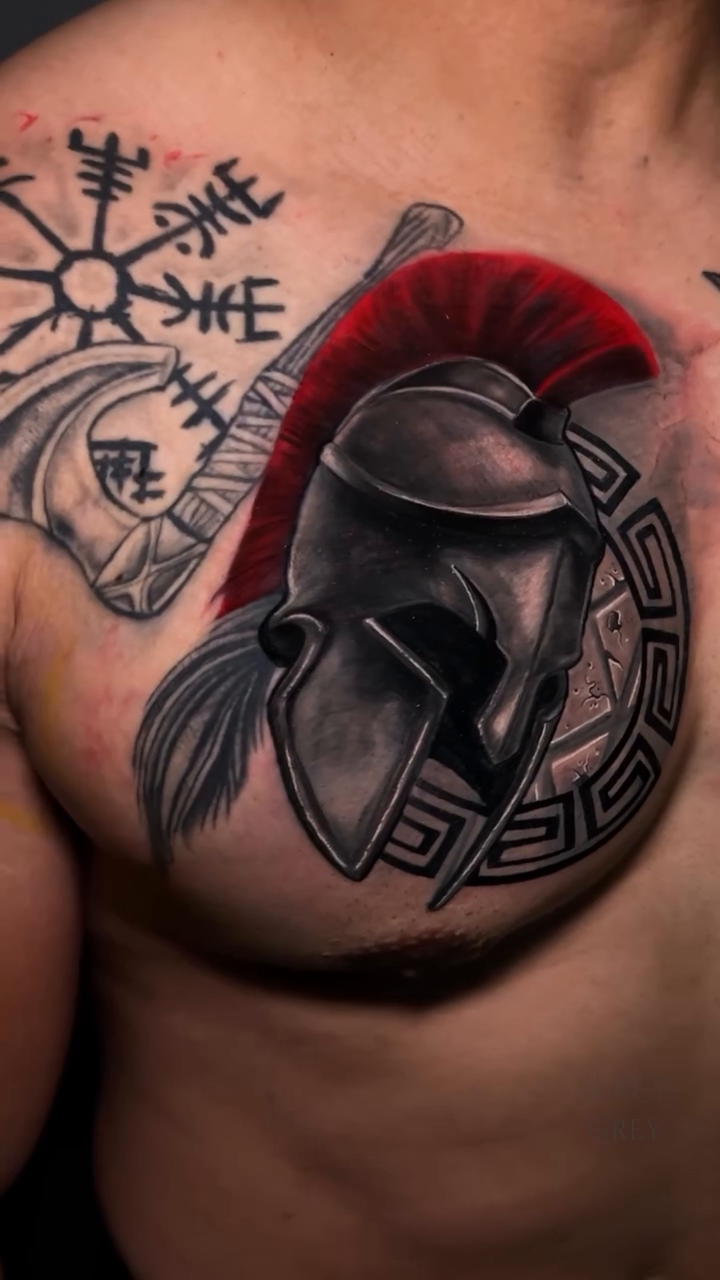 Tattoo by @surgegrey — realism, black_and_grey