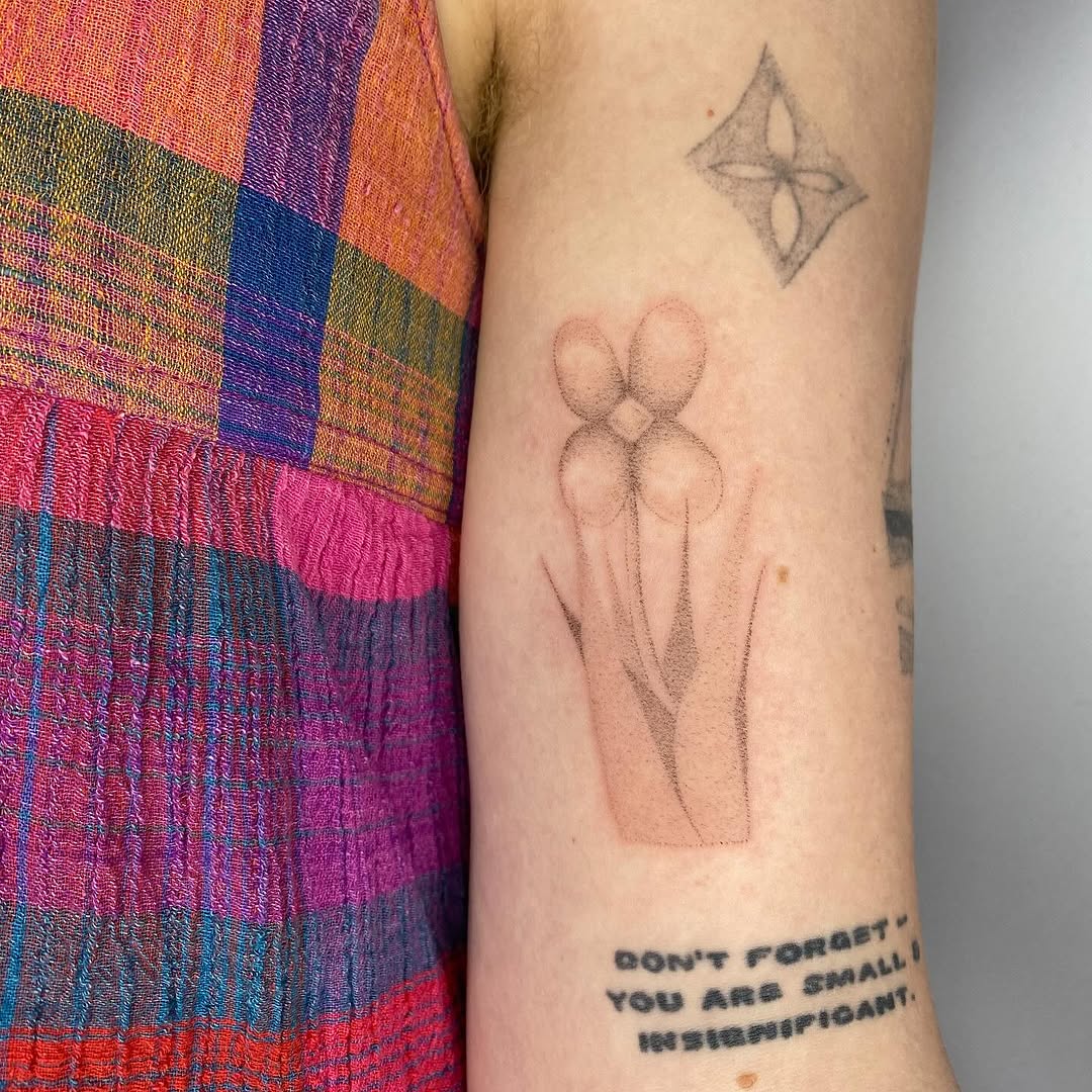 Tattoo by @hot_paws_pokes — fine_line