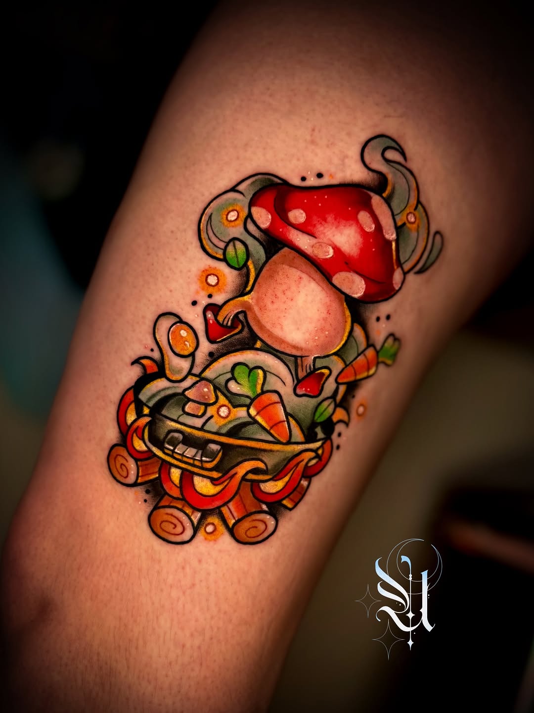 Tattoo by @silverie_inks — new_school