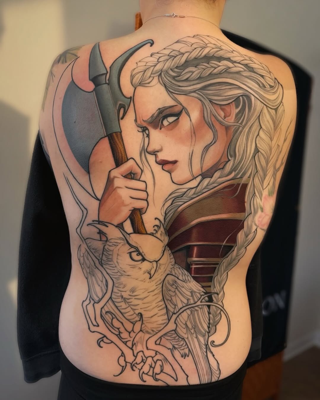 Tattoo by @jeffnortontattoo — illustrative, black_and_grey