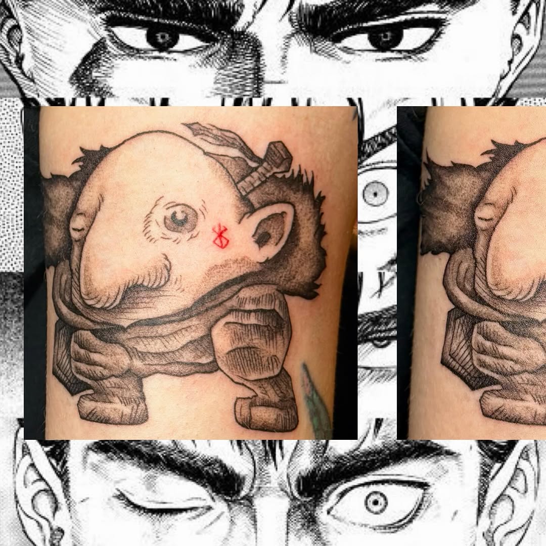 Tattoo by @piss.tats — illustrative, black_and_grey