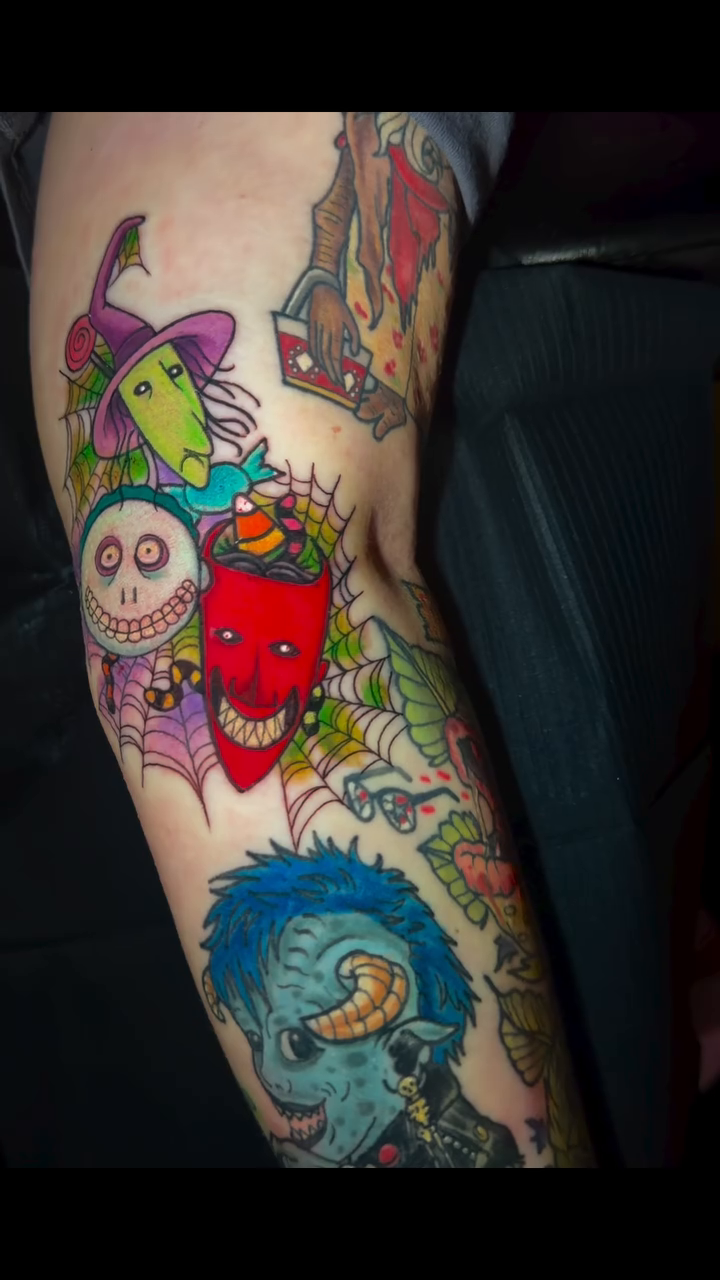 Tattoo by @tattoos.by.deana โ new_school, anime