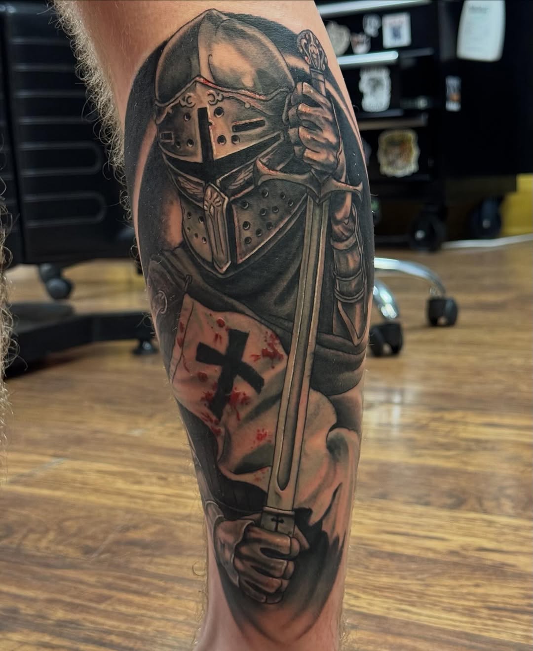 Tattoo by @bishoptattoos — realism, black_and_grey