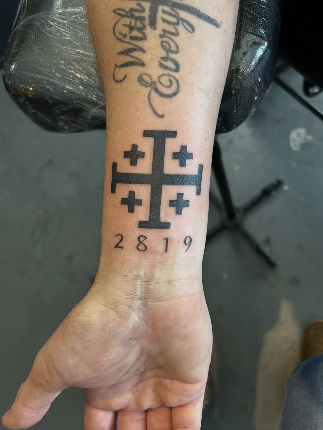Tattoo by @inkspirationtattoo_co — blackwork, lettering_script