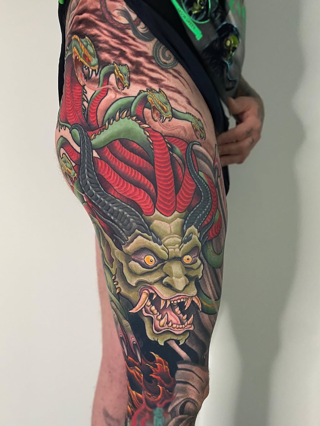 Tattoo by @ronangibney — japanese_irezumi, realism