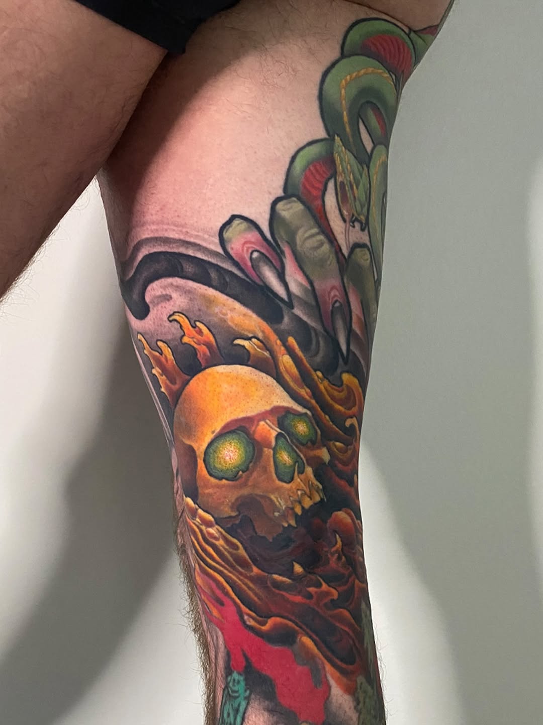Tattoo by @ronangibney — japanese_irezumi, realism