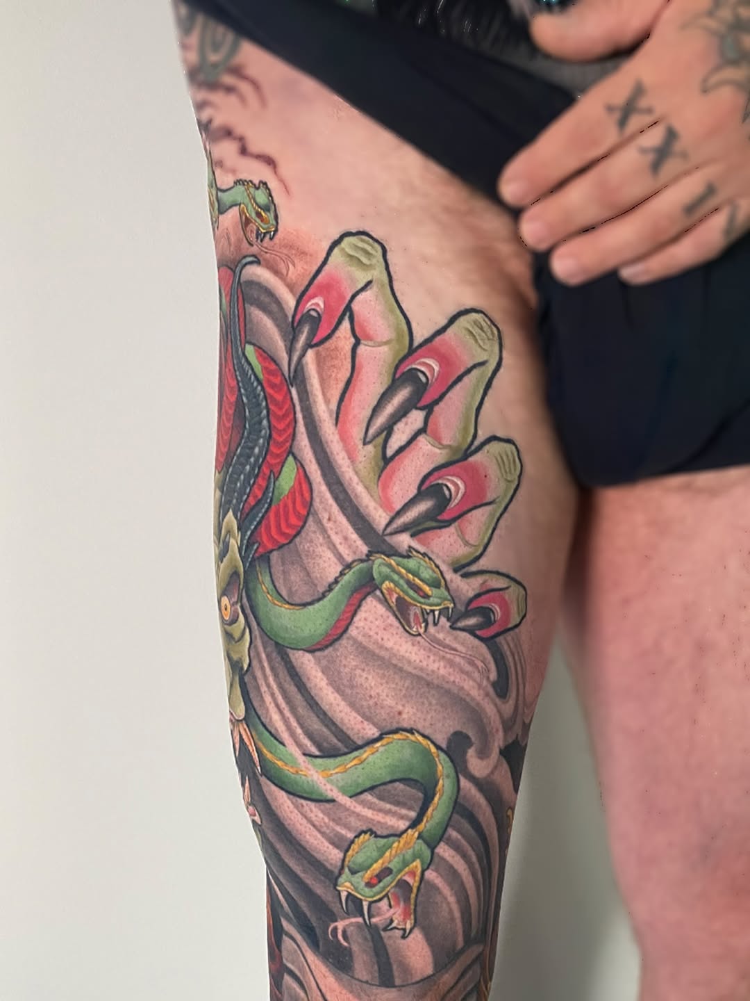 Tattoo by @ronangibney — japanese_irezumi, neo_traditional