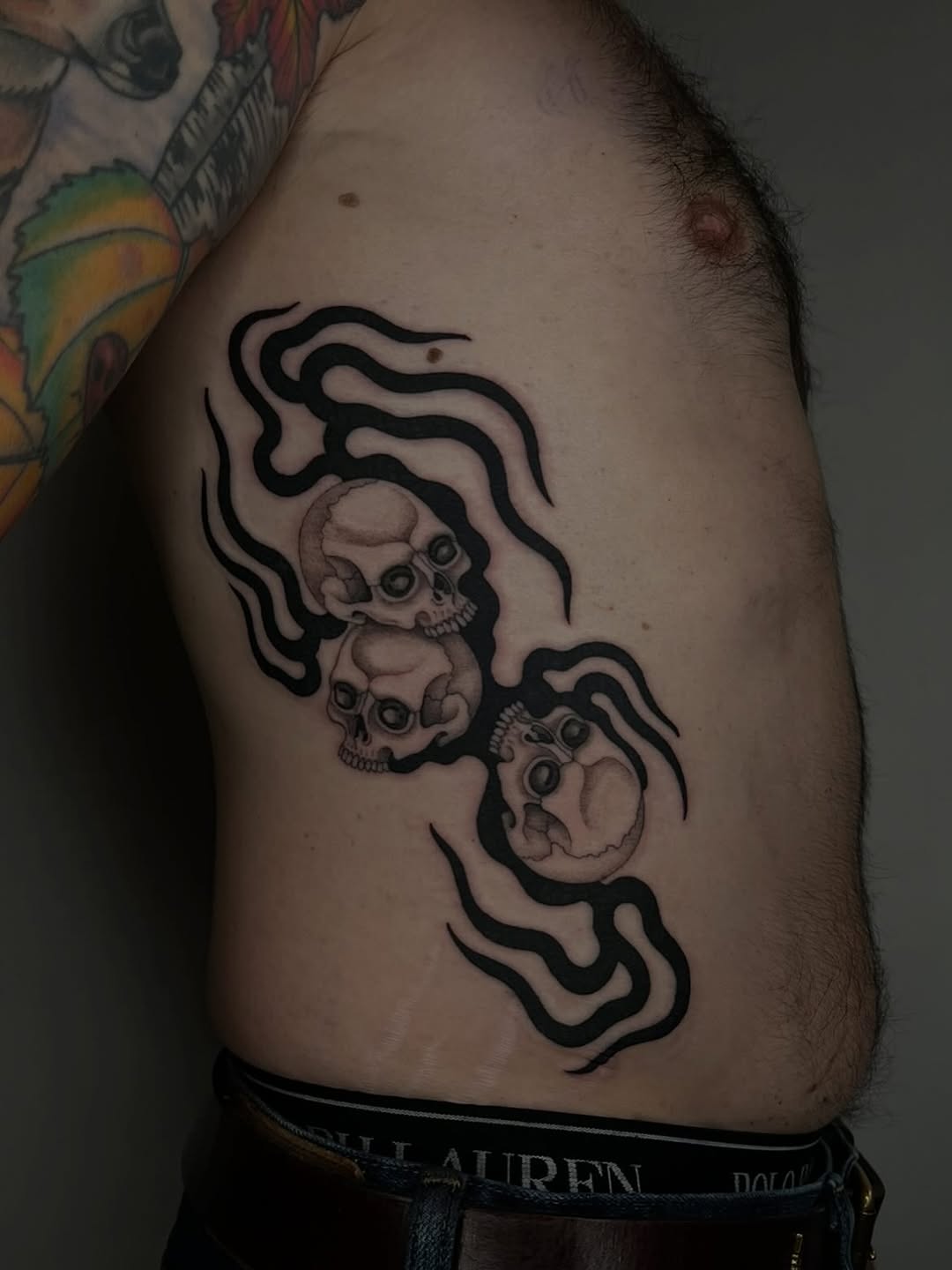 Tattoo by @linahsiaotattoo — black_and_grey, dark_realism
