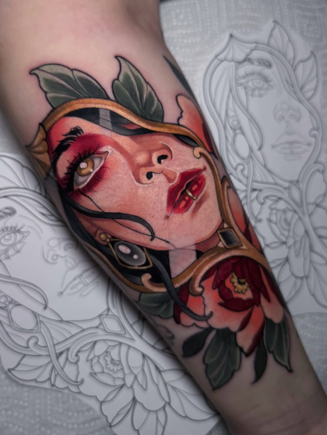 Tattoo by @kikifiligree — neo_traditional, realism