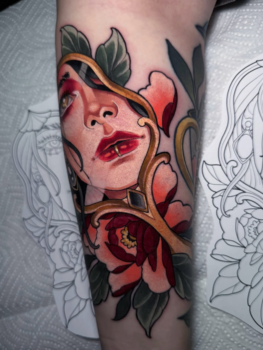 Tattoo by @kikifiligree — neo_traditional, realism