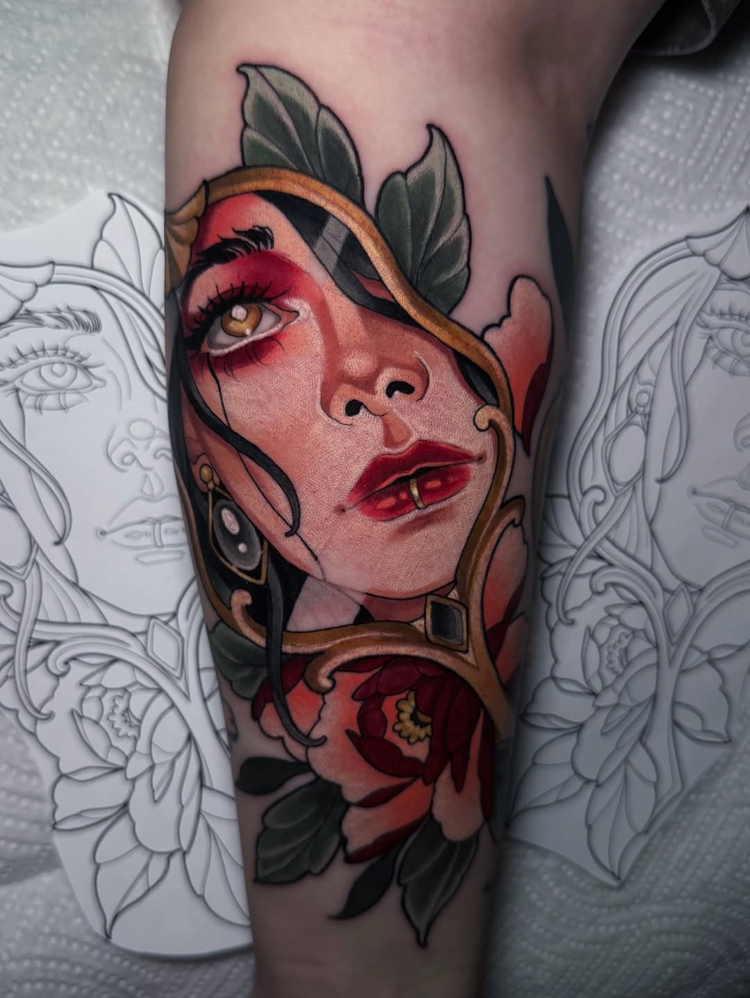 Tattoo by @kikifiligree — neo_traditional, realism