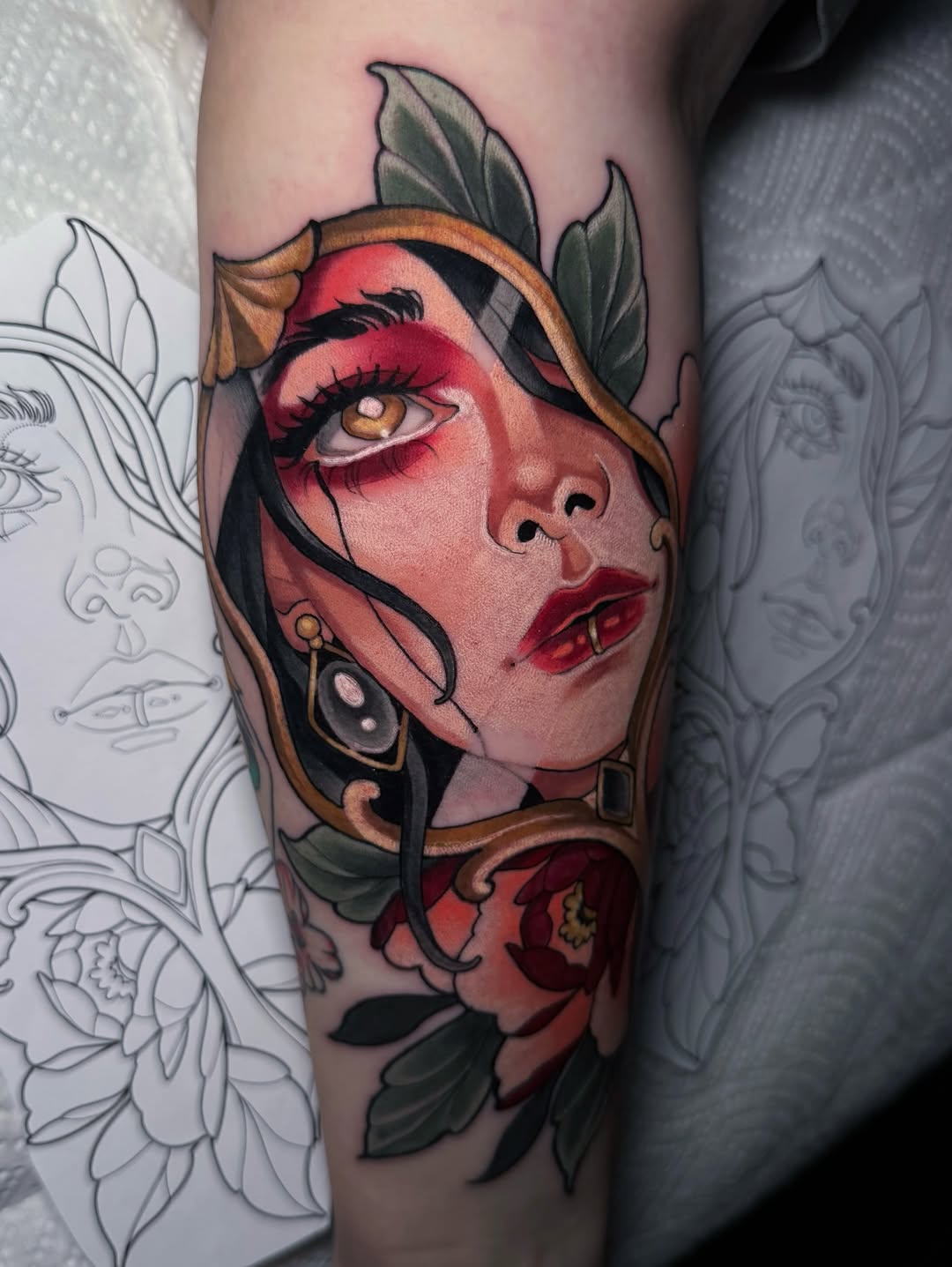 Tattoo by @kikifiligree — neo_traditional, realism