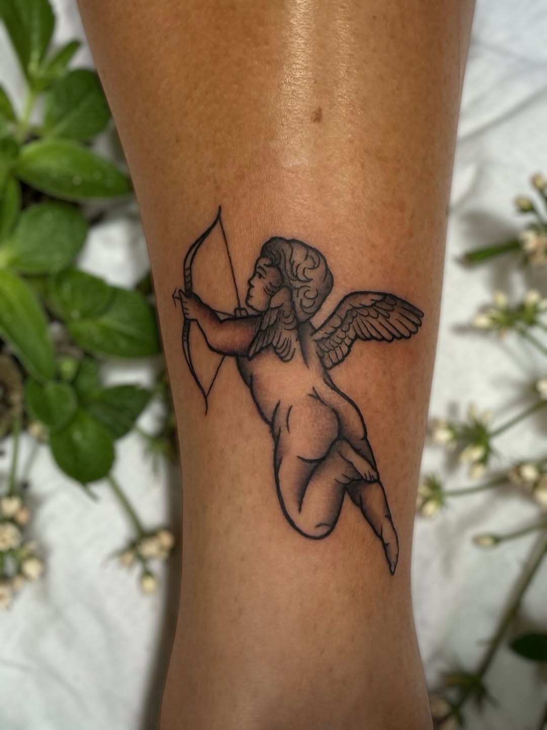 Tattoo by @daphnelovetattoo — black_and_grey, realism