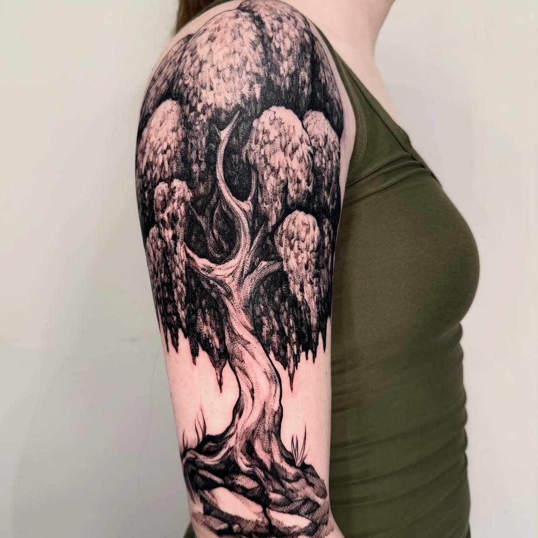 Tattoo by @dylansmith_ink — dotwork