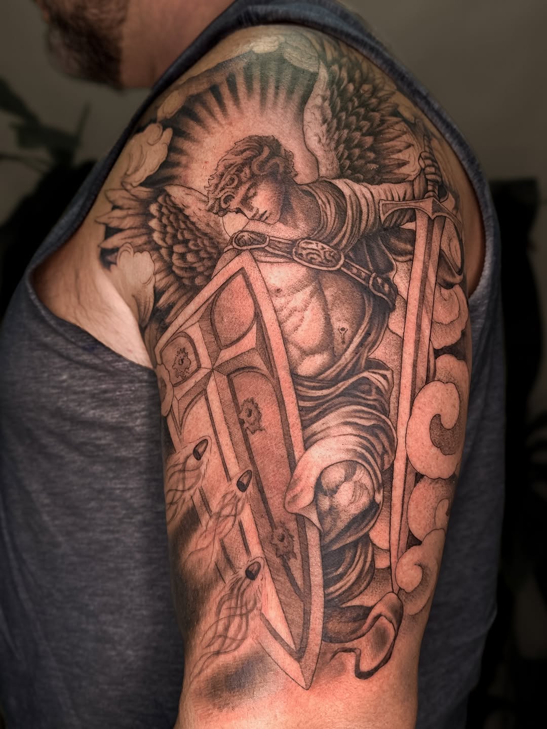 Tattoo by @tatsbyjameshix — realism, black_and_grey