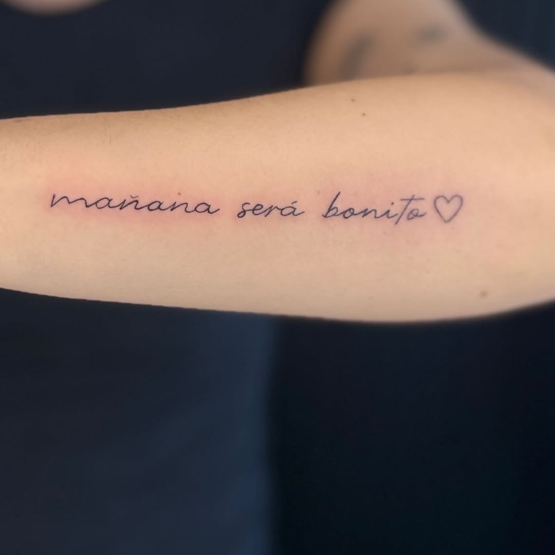 Tattoo by @wellenrodrigues_art — lettering_script, fine_line