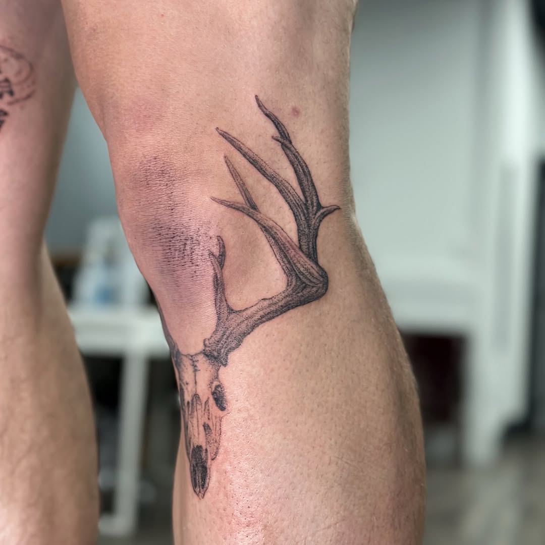 Tattoo by @khk.ttt — realism, black_and_grey